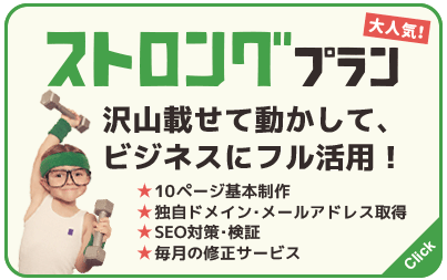 ストロングプラン：沢山載せて動かして、ビジネスにフル活用！
